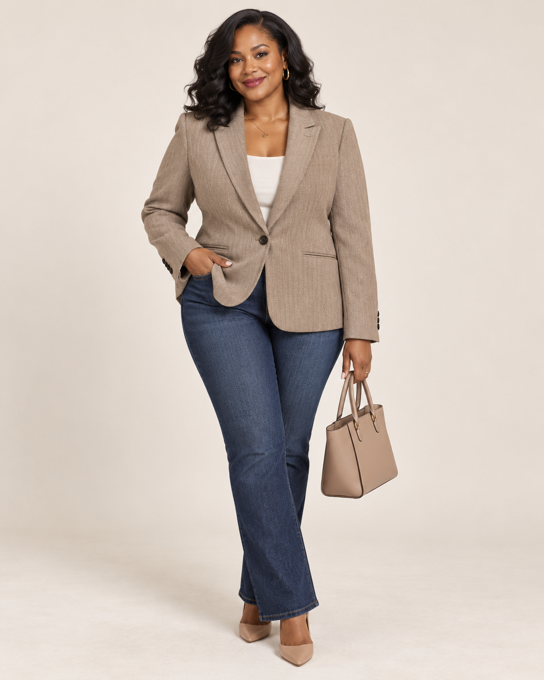 J.Crew Herringbone Blazer