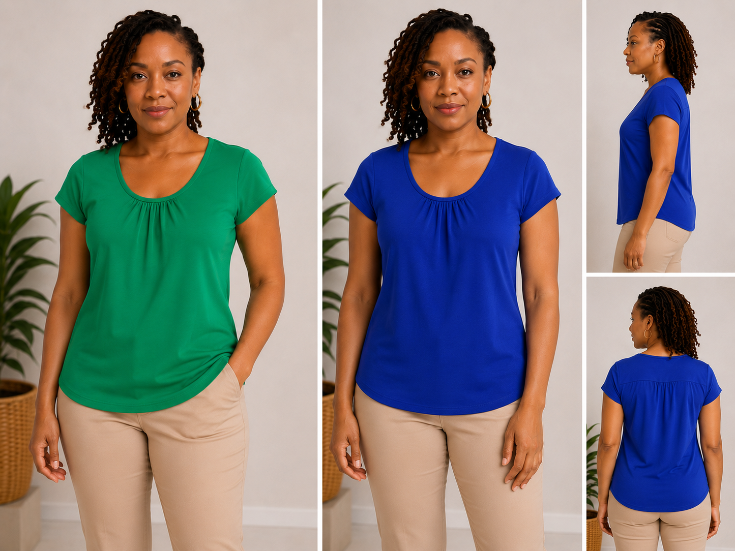 Worthington Essential Stretch Tops Bundle – Size Large