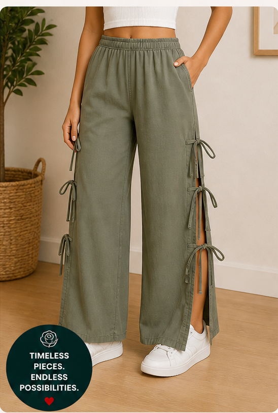 Love Trends Army Green Pants