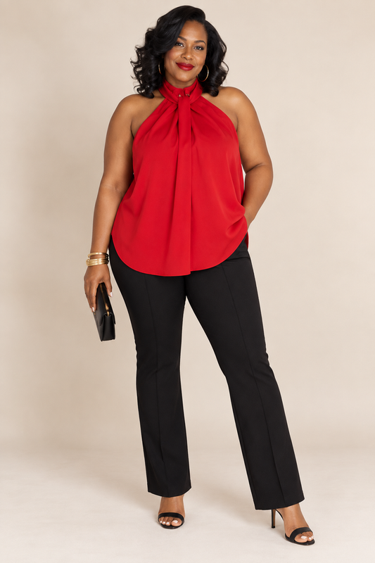 Worthington Red Halter Top – NWT