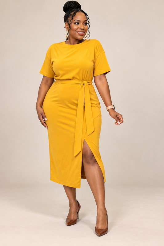 Fashion Nova "Please Hold" Midi Dress – NWT