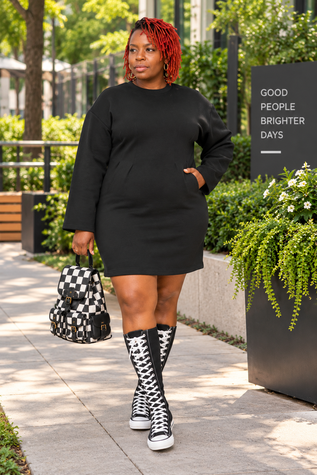 KBB by Kahlana Structured Sweat Dress